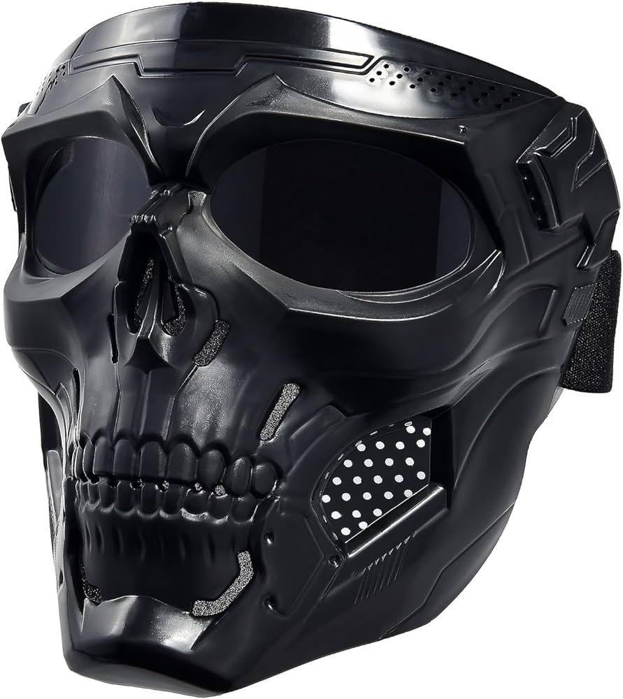 mascos Aoutacc Foldable Airsoft Mesh Mask, Half Face Mesh Masks