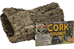 Natural Unfinished Cork Bark Round Slabs for Crafts, Plant Base, Reptile Vivarium, Displaying