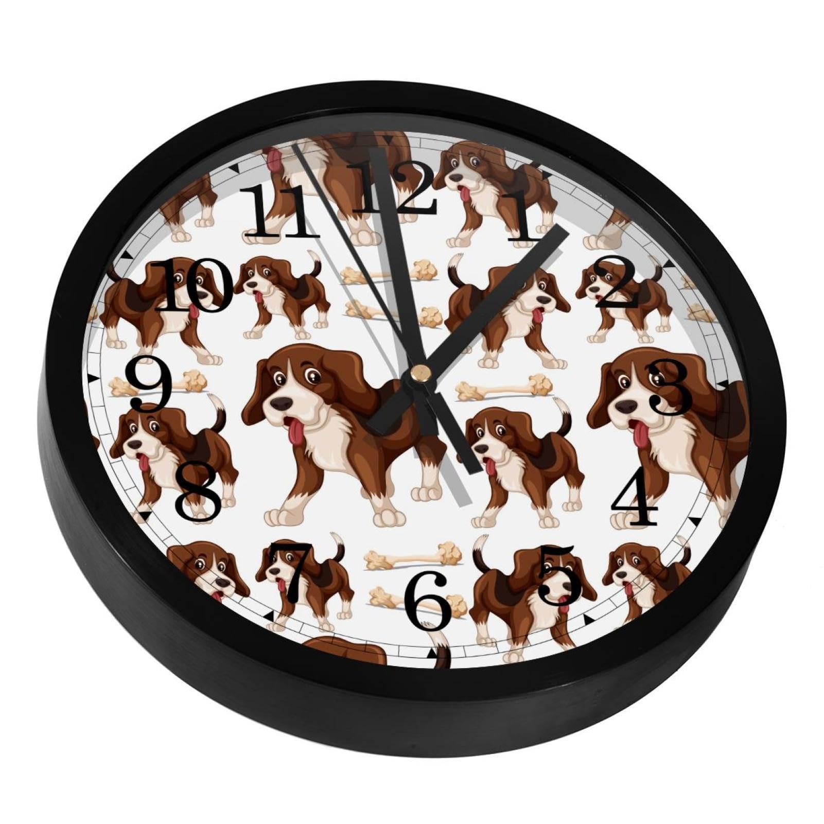 Horloge murale silencieuse et décorative pour cuisine et chambre d'enfant