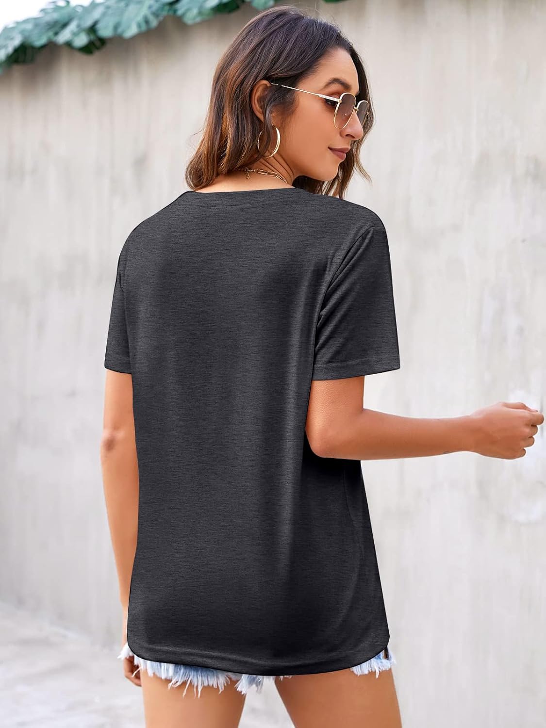 Mama Shirt for Women Mama Letter Print T-Shirt Funny Graphic Tees Casual Short Sleeve Mom Life Tops Tee - Image 3