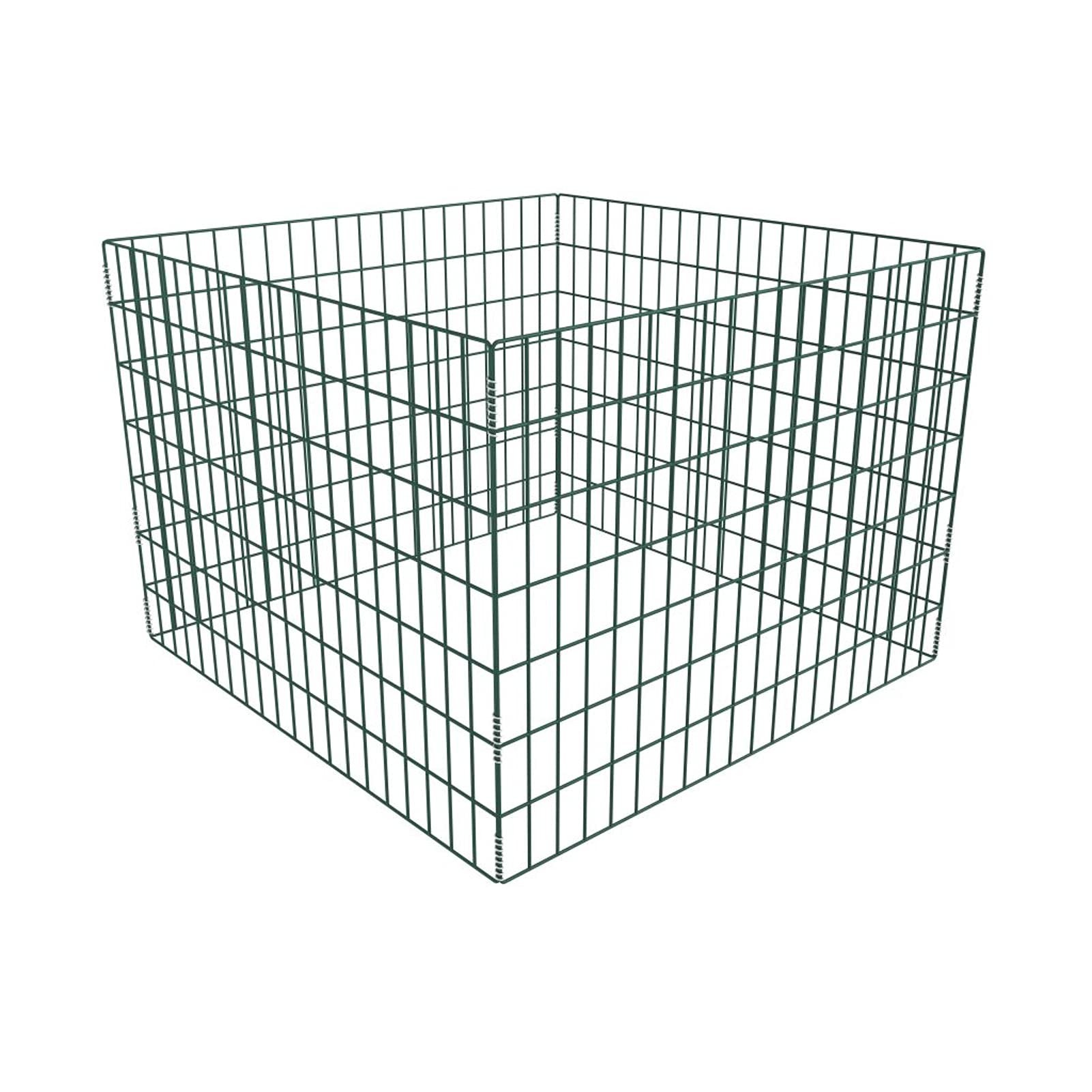 Compostiera,Compostiera da Giardino,Compostiera da Balcone,Compostiera da Cucina,Compostiera da Giardino Quadrata a Rete 100 x 100 x 70 cm