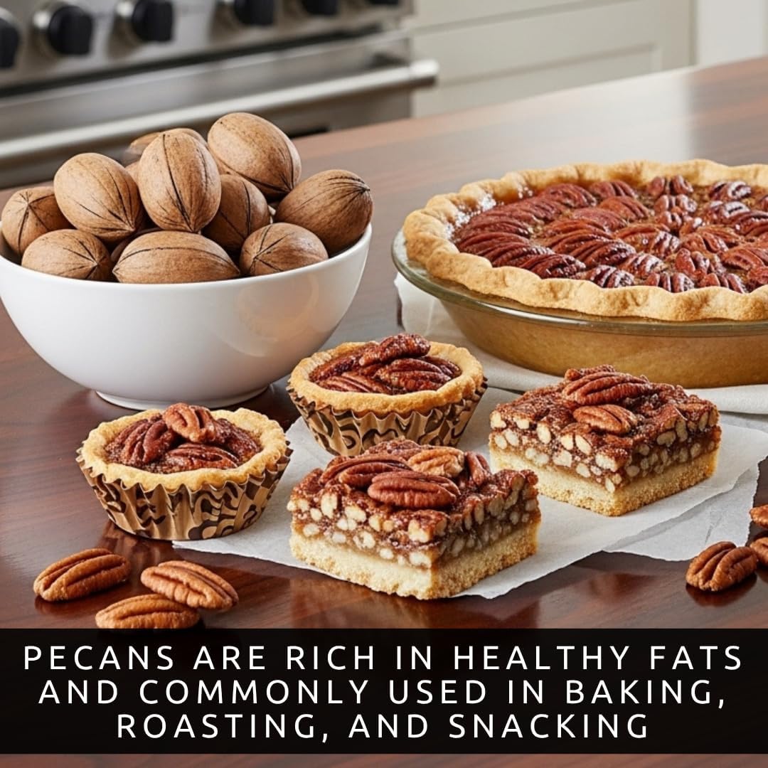 3 Live Northern Pecan Trees for Growing – Hardy Carya illinoinensis Nut Trees – Fast Growing Shade Trees with Edible Pecans – Outdoor Fruit & Nut Bearing Plants