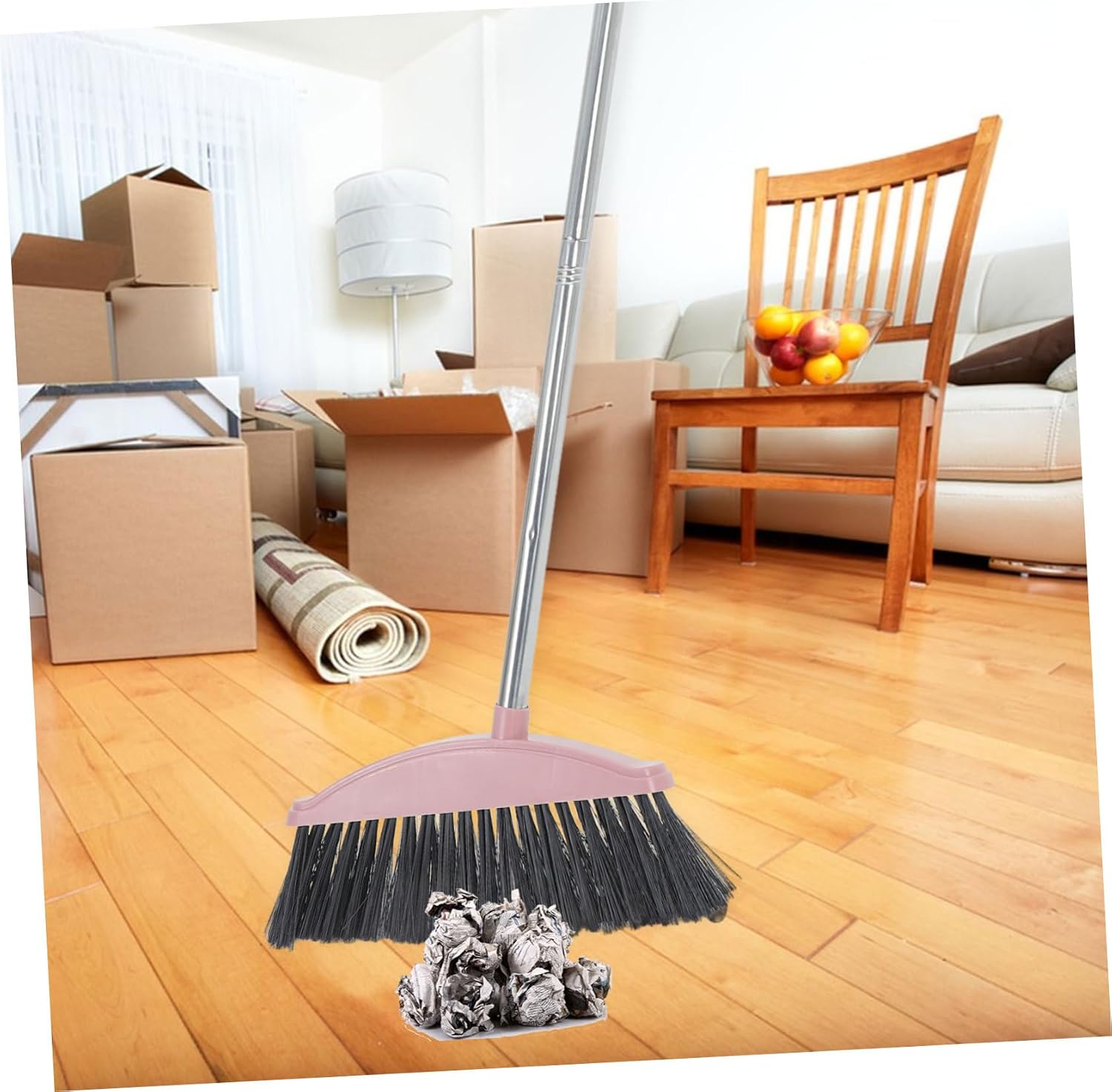 Heavy Duty Outdoor Cleaning Broom with Handle for Efficient Sweeping of Dust and Debris Ergonomic Design for Indoor and Outdoor Use for Carpets and Patios