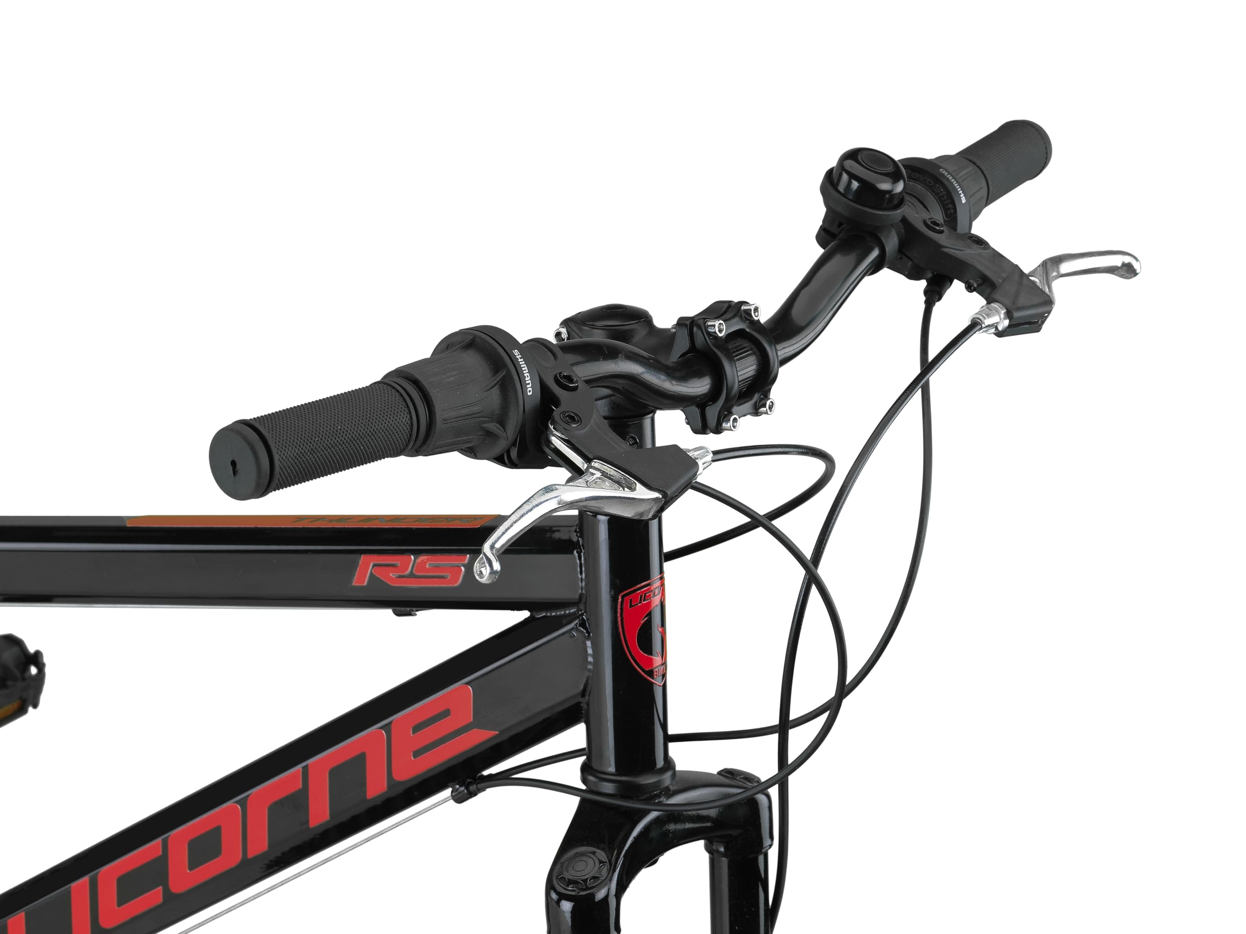 Licorne Bike Bicicleta de montaña Thunder Premium en 20, 24, 26, 27,5 y 29 pulgadas, para niñas, niños, hombres y mujeres, freno de disco