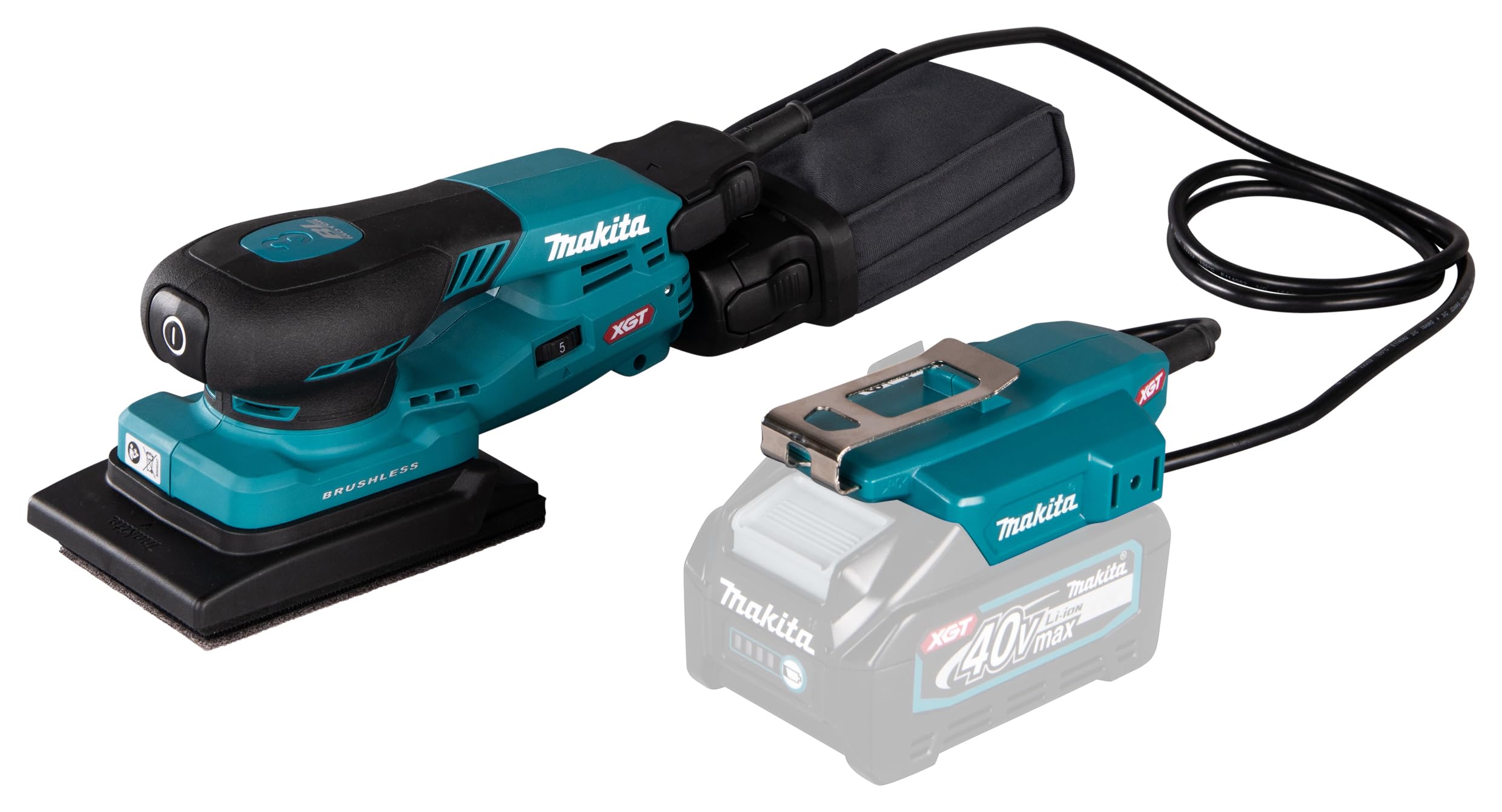 Makita BO005CG 40v XGT Cordless Orbital Sander No Batteries No Battery Charger No Case