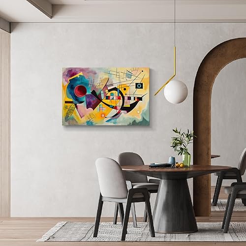 Miniatura 823 de Lienzo artístico para pared, pinturas de arte abstracto, fantasía azul, grafiti colorido sobre fondo blanco; decoración artística moderna para sala