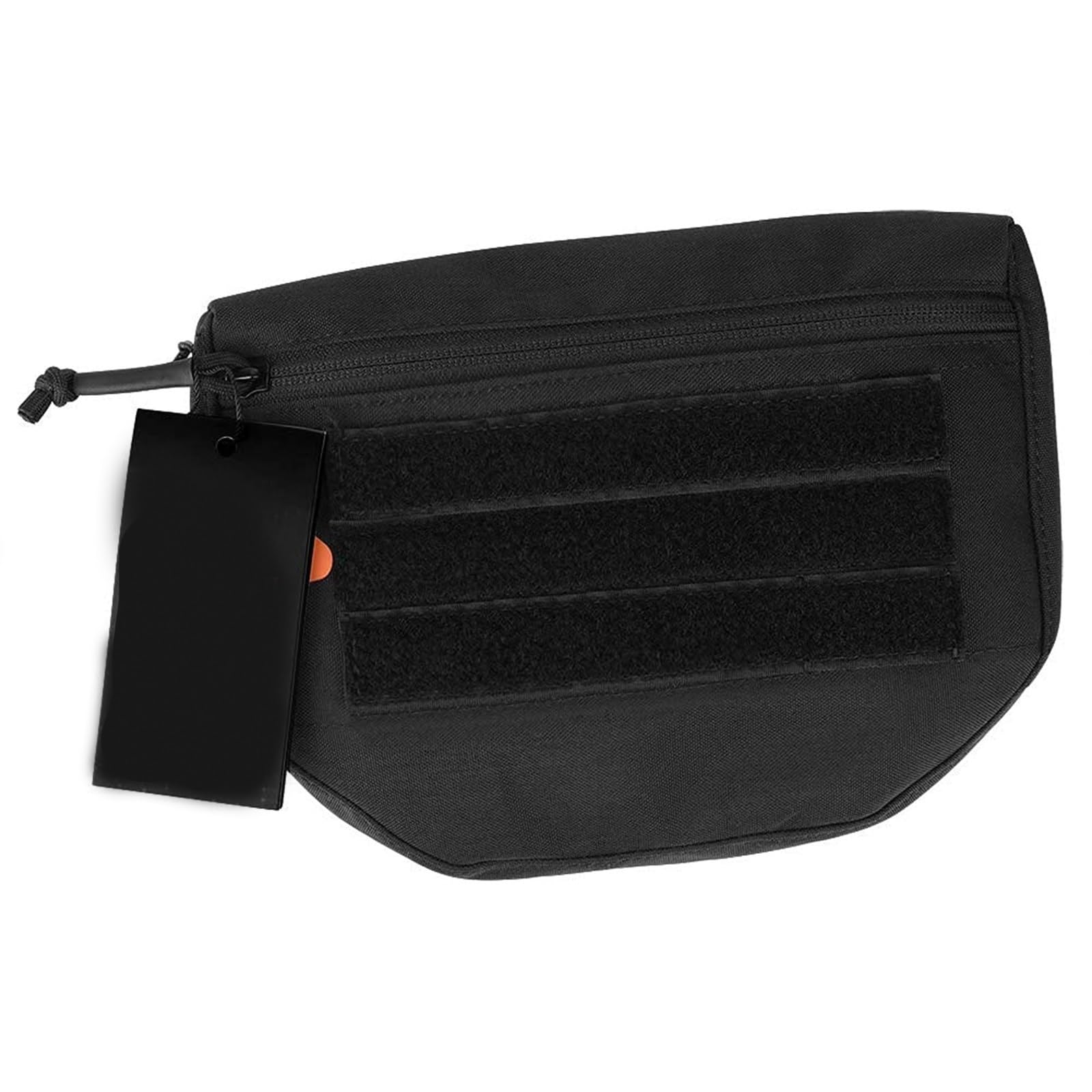 WLXW Tactical Dump Pouch Plate Carriers - Chiusura Strappo Sgancio Rapido Compatibile Molle | JPC/CPC/A.VS Vest Utility Pouch Airsoft, Paintball, Addestramento Militare Poligono Tiro(Black)