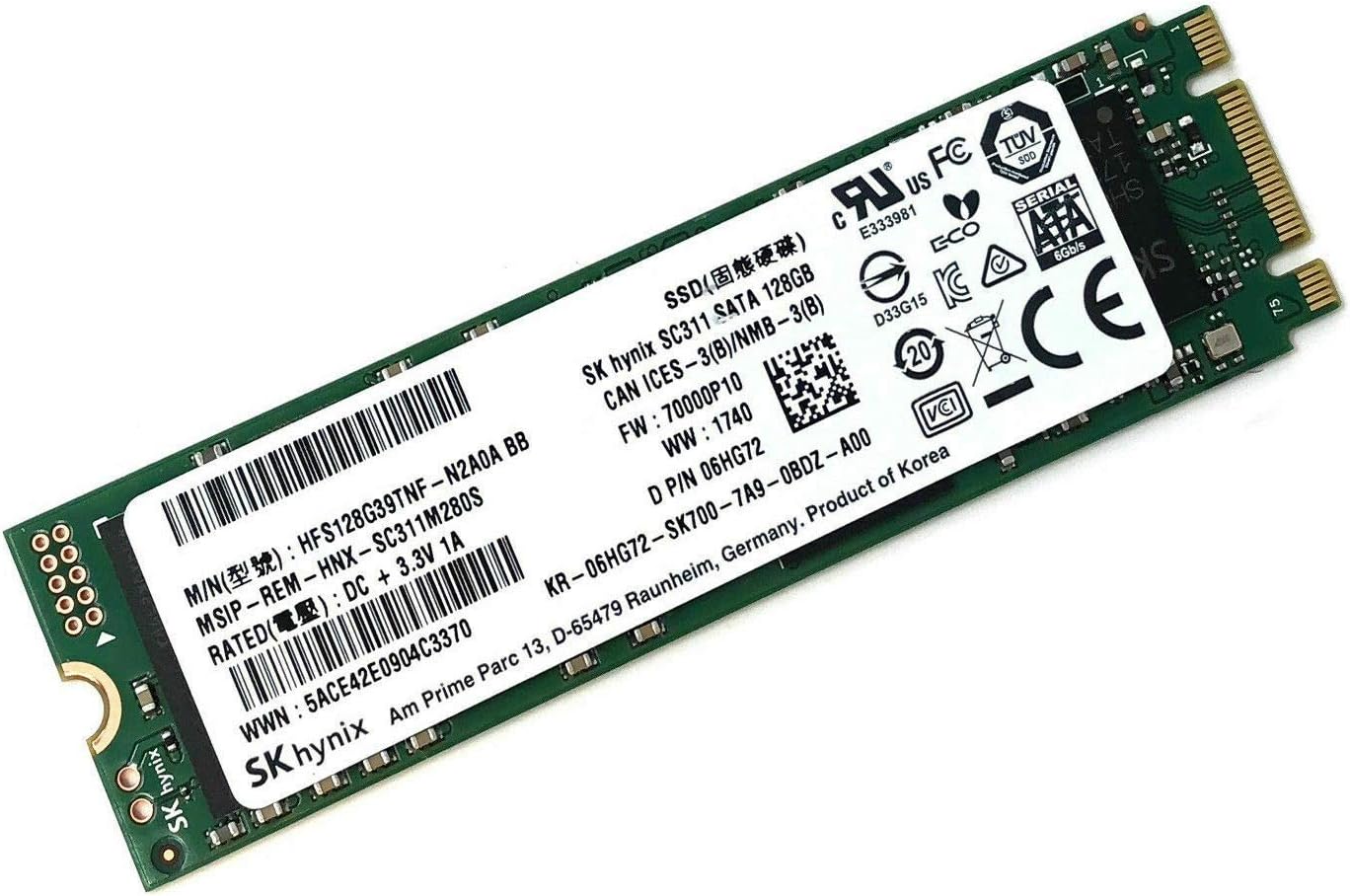 SK hynix SC311 SATA 128GB M.2 Solid State Drive HFS128G39TNF-N2A0A BB