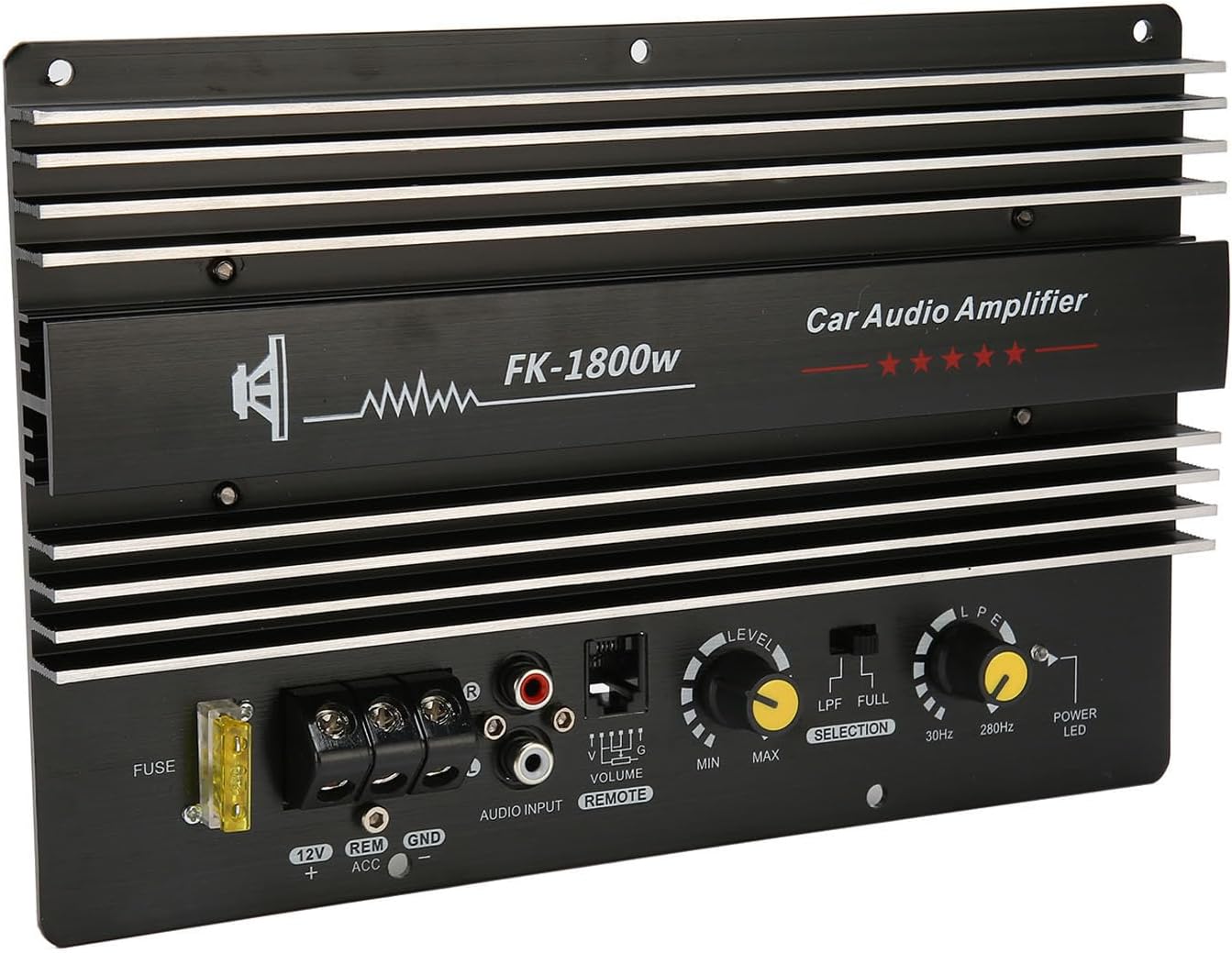 Amazon.com: Car Audio High Power Amplifier Board, 12V 1800W Powerful ...