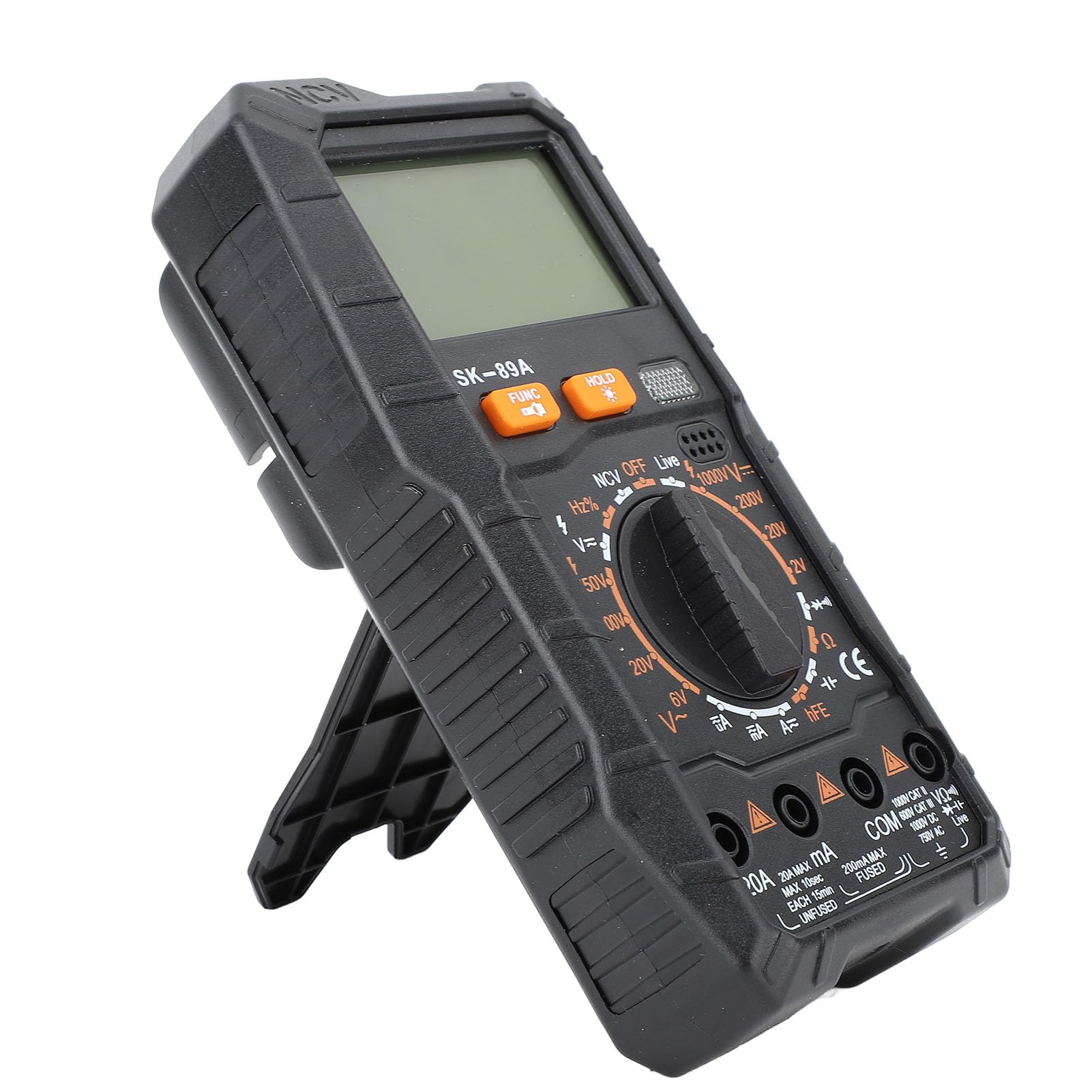 Auto-Ranging-Digitalmultimeter mit Spracherinnerungsfunktion, Tragbarer Elektrischer Tester für Präzise Messungen, Ideal für Heimwerker, 2 X AAA-Batterien Im Lieferumfang Enthalten