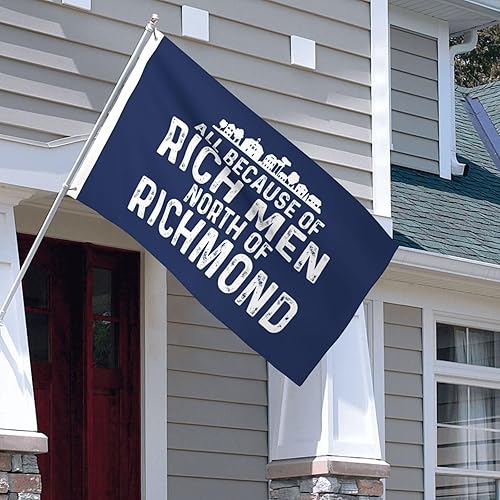 Miniatura 6 de All Because Of Richmen Norths Of Richmond Flag 3x5 Outdoor Double Sided Fun Flag Arte de pared para porche, 3 x 5 pies, todo por Richmen Norths Of
