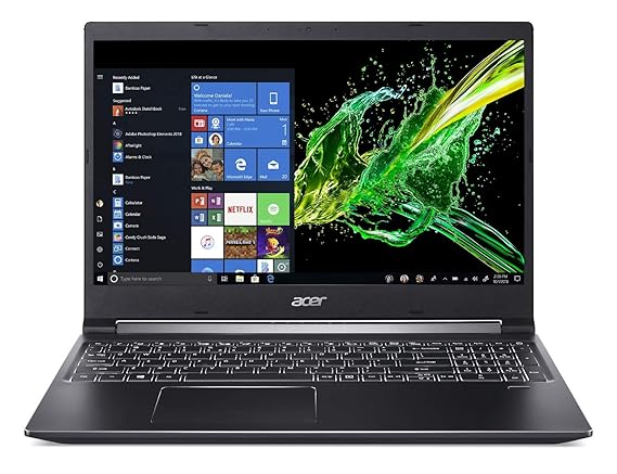 Acer Aspire 7 Laptop, 15.6" Full HD IPS Display, 9th Gen Intel Core i7-9750H, GeForce GTX 1050 3GB, 16GB DDR4, 512GB PCIe NVMe SSD, Backlit Keyboard,
