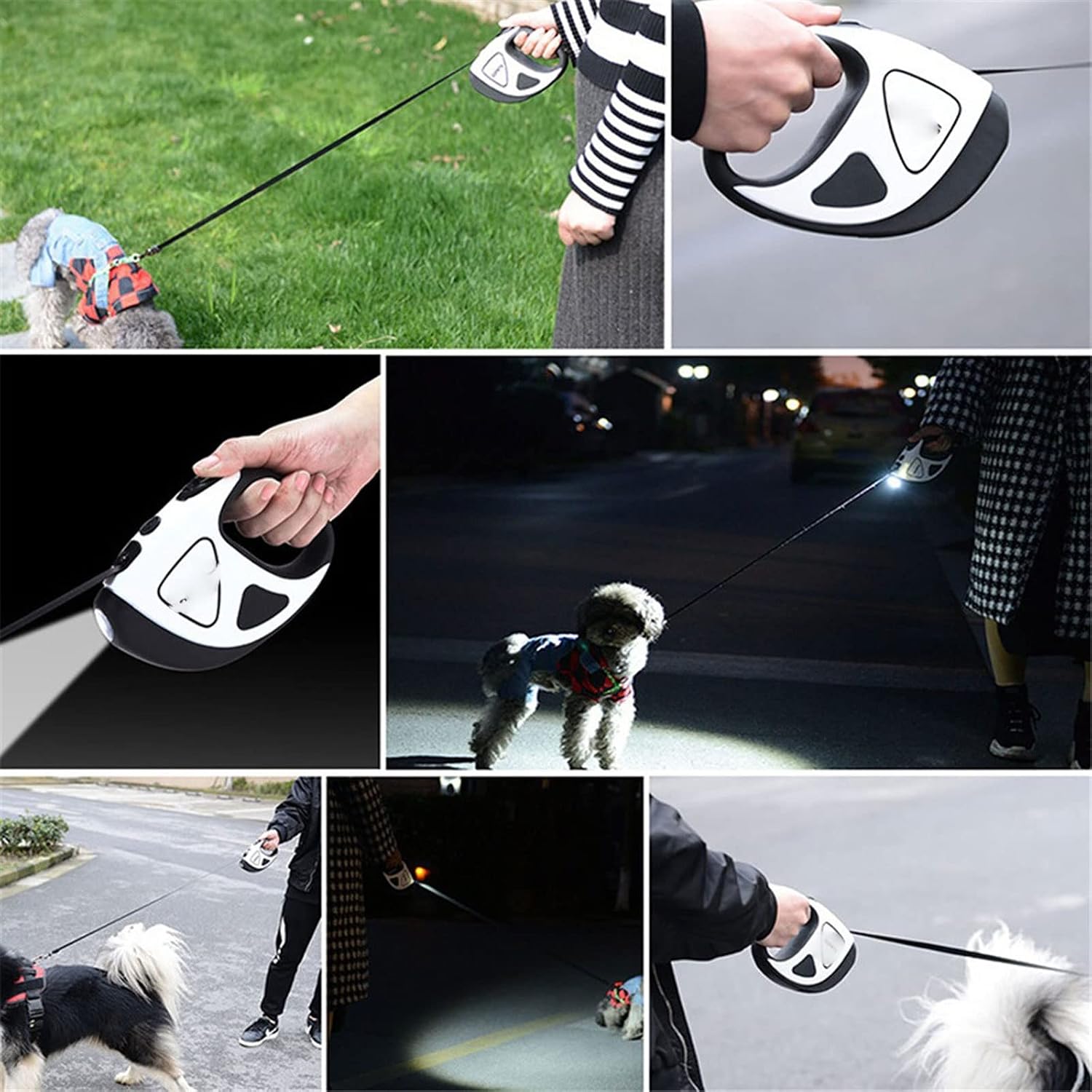 Dog Training Leashes 5/3 Meter Retractable Pet Leash Dog Rope Portable Pet Traction Rope Adjustable Dog Rope Pet Supplies 20/50KG Dogs Walking Leash
