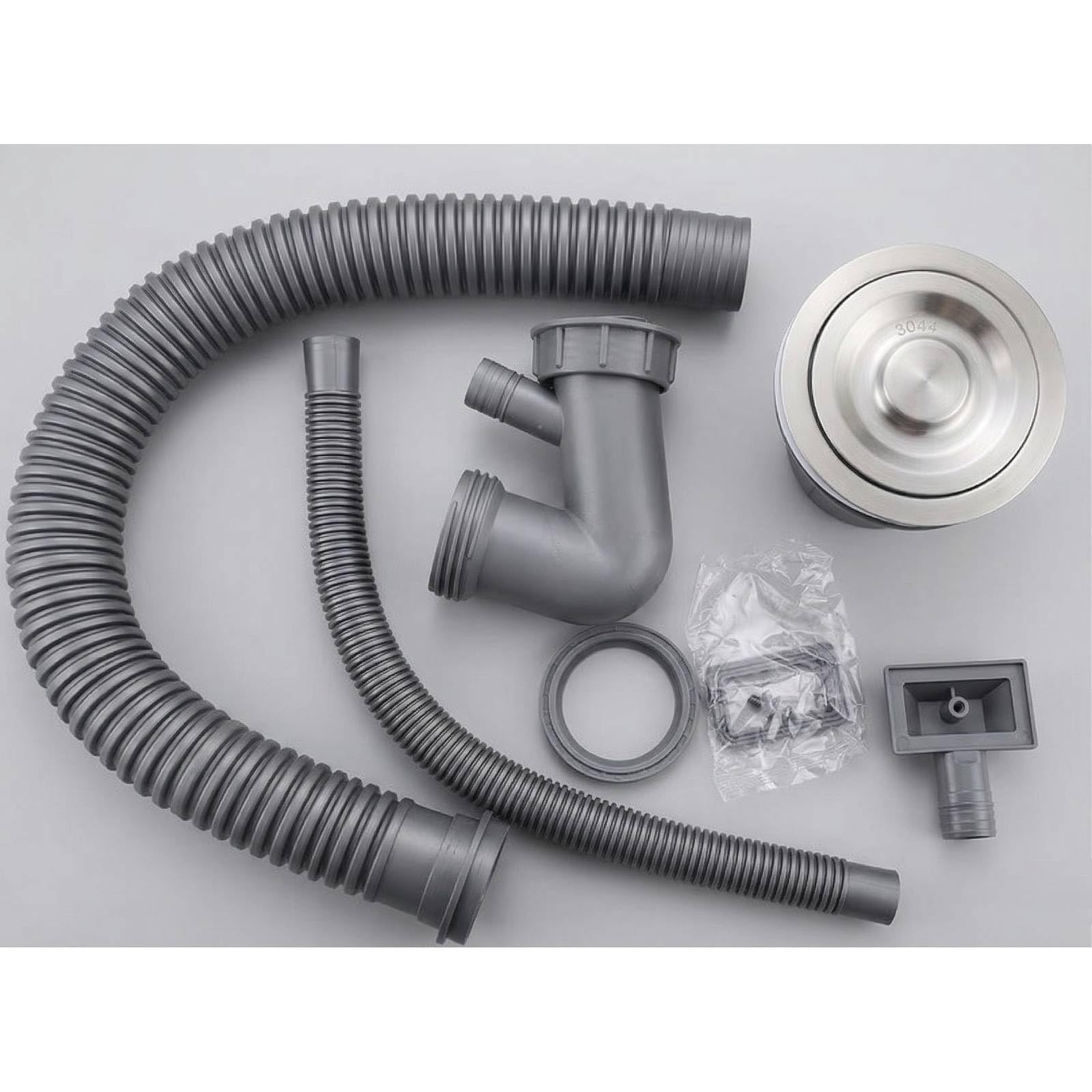 Fregadero de cocina 304 Acero Inoxidable, Fregadero Cocina un Seno Fregadero con Dispensador de Jabón (Negro, 40 * 50cm)