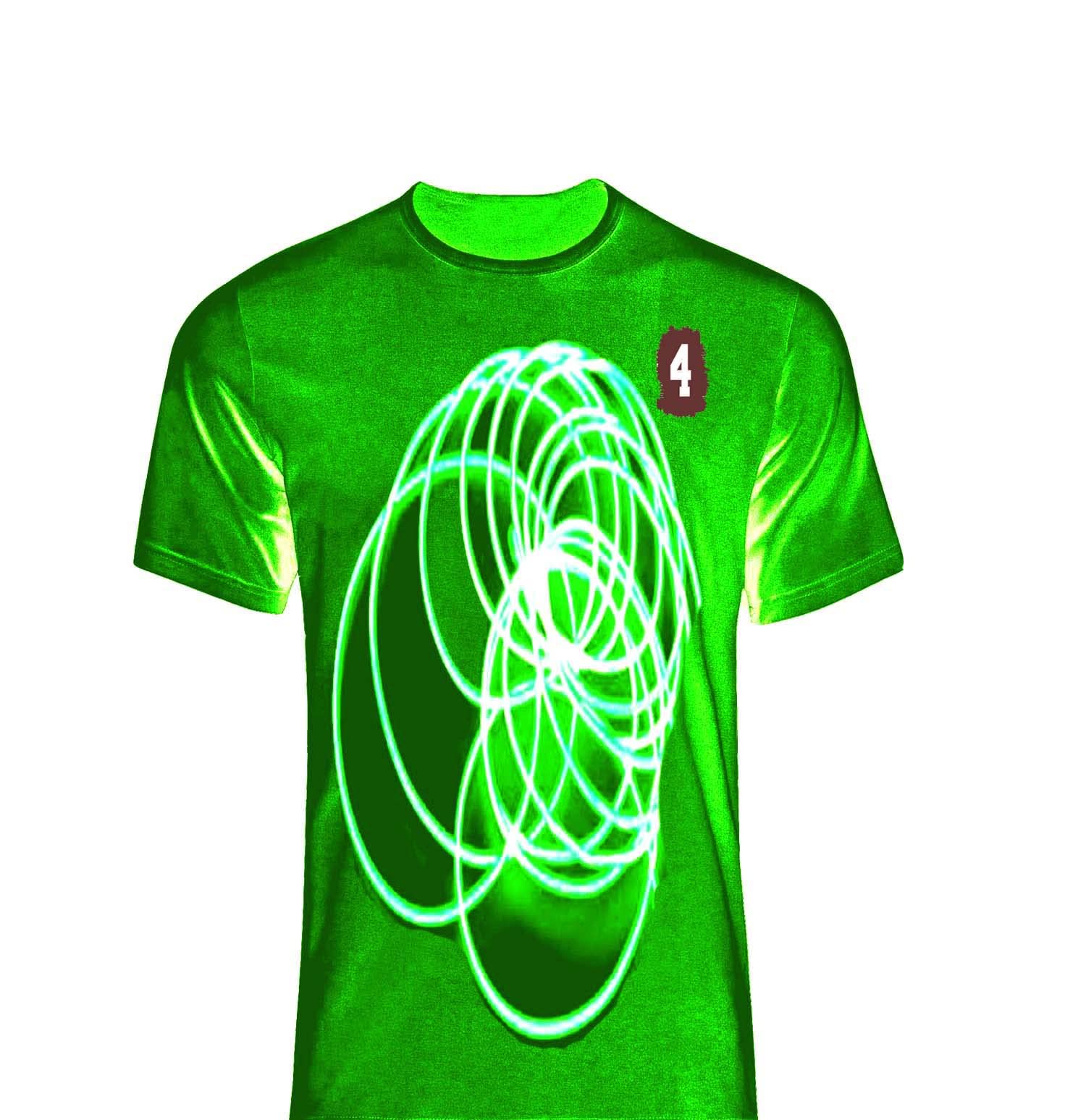 genericRadium Deal Men's Regular Fit White T-Shirt Glow in Dark