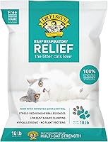 Dr. Elsey's R&R Low-Dust Clumping Cat Litter 18 lbs - Stress-Reducing, Hypoallergenic for Respiratory Health & Multi-Cat Homes