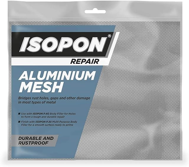 Bargainstore Aluminium Mesh Car Body Strong Repair Reinforcing Filler 10''x 8'' Bodywork Ideal for Cracks Gaps Rust Holes