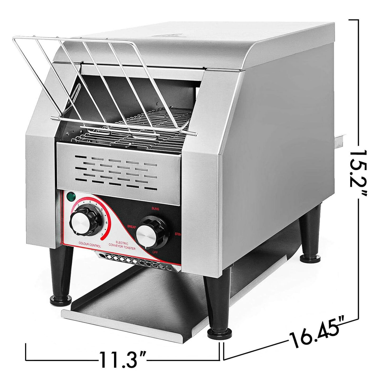MáQuina Tostadora Para Pan, Bagel, Desayuno, Comida, Horno Tostador Transportador, Horno Tostador De CajóN Para Hotel, Restaurante Y CafeteríA,150