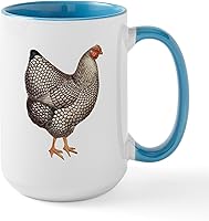 Vista 51 de CafePress Chicken Whisperer - Taza grande de cerámica (15.0 fl oz)