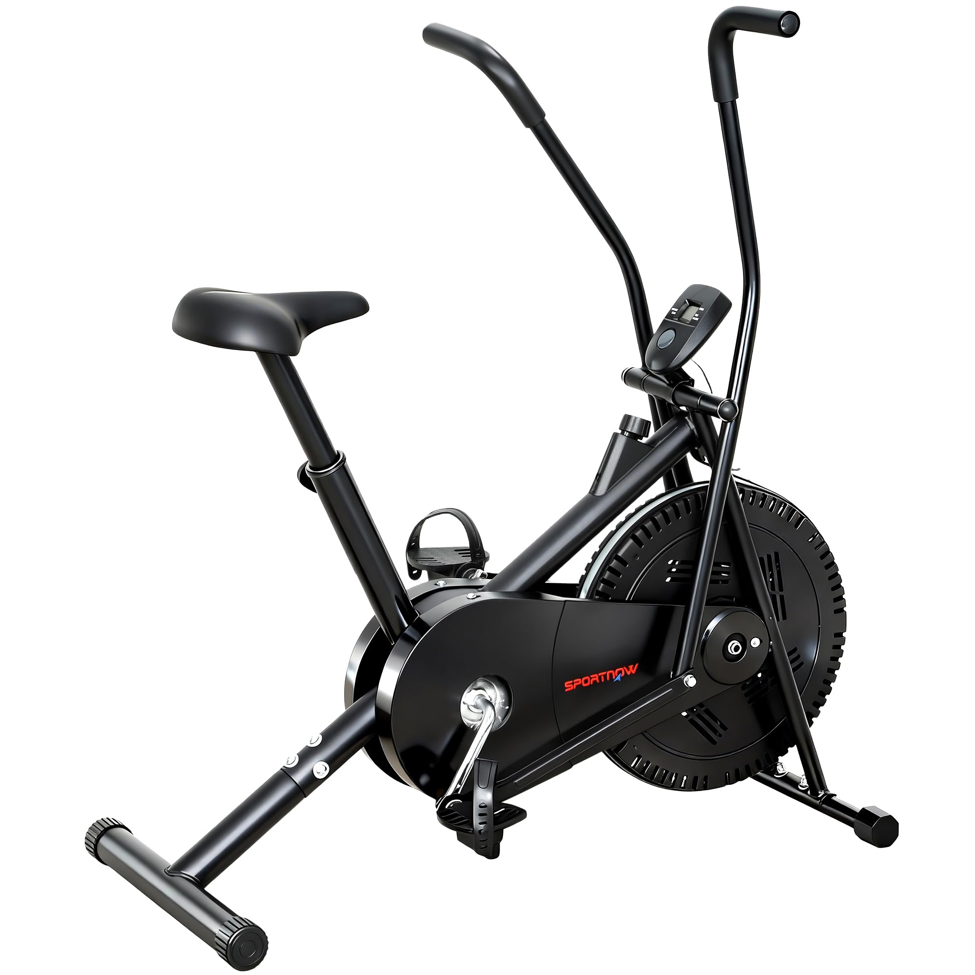 SPORTNOW Exercise Bike for Home Use Quiet Stationary Bike Adjustable Seat