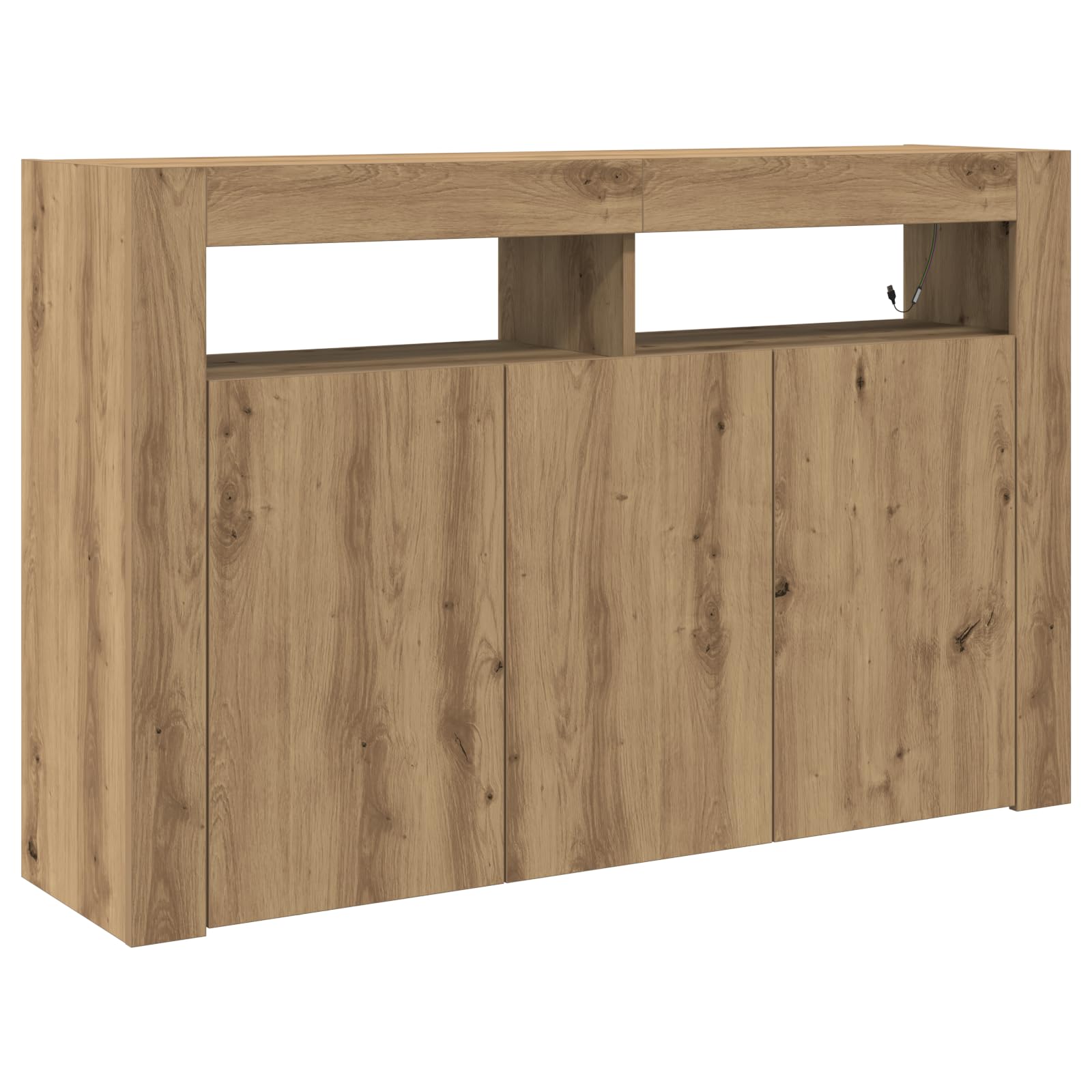 Kredens rękodzieło dąb inżynierowie drewno szafka do salonu biura 116 x 30 x 75 cm