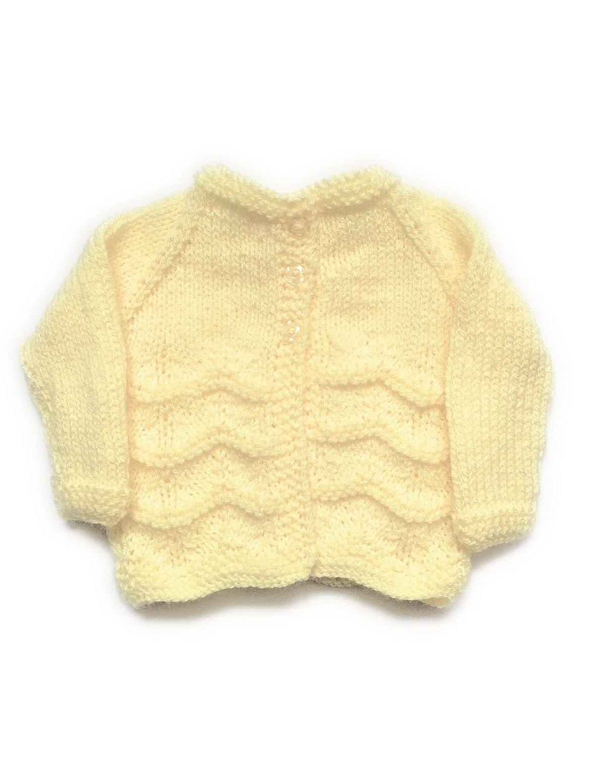 Lemon Baby Cardigan 0-3 months Hand 