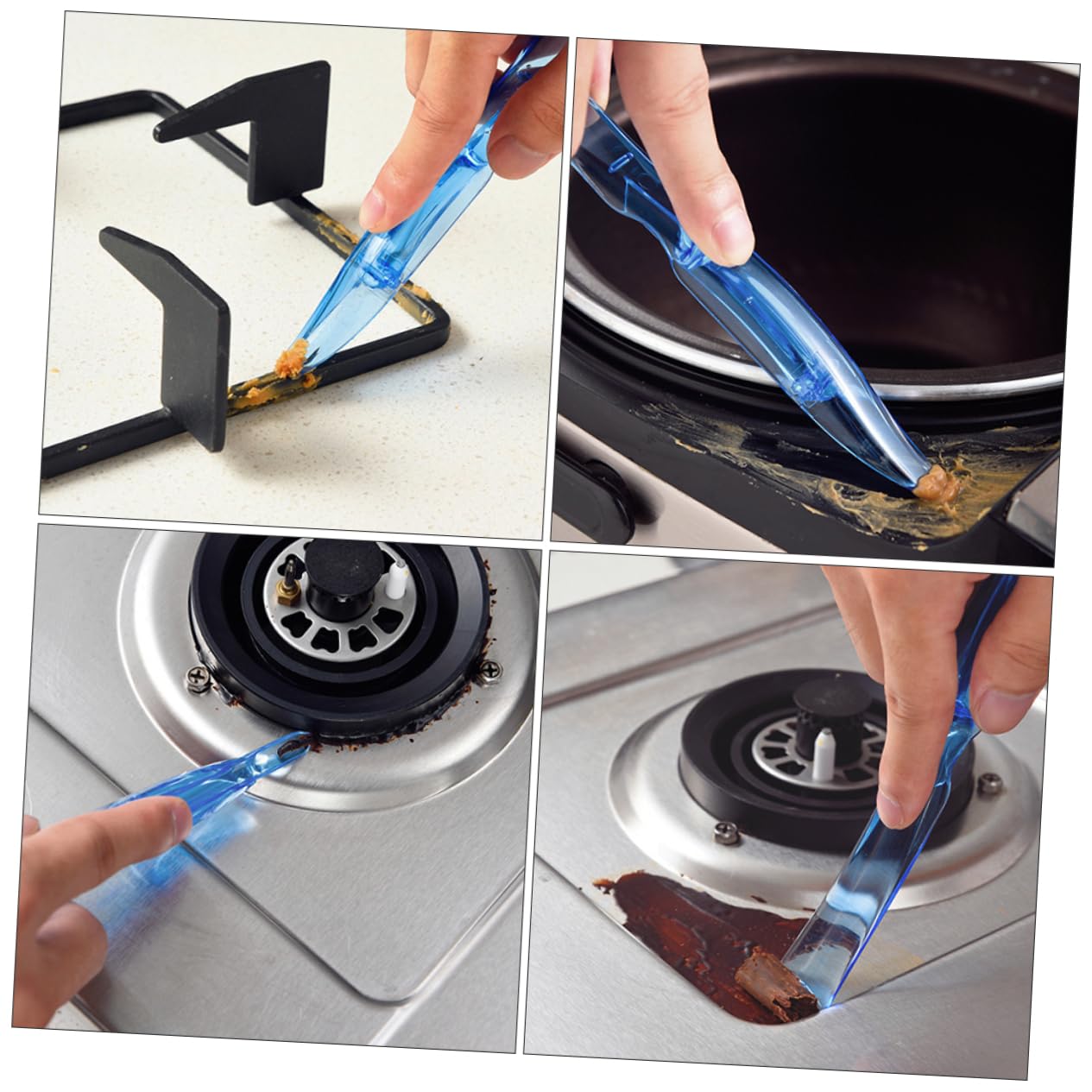 Beavorty Essential Kitchen Tool Set Stove Scraper Tile Scraper BBQ Grill Cleaner