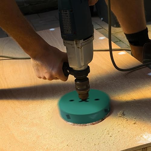 Miniatura 4 de LICTOP BI - Brocas de corte metálicas con dientes para cortar tablas de plástico o fibra de cornhole.