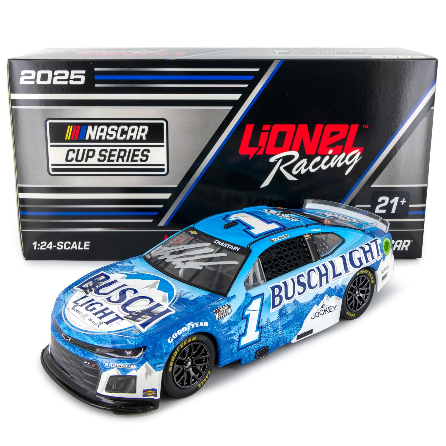 Lionel Racing Ross Chastain Autographed 2025 BL Diecast Car 1:24 Scale