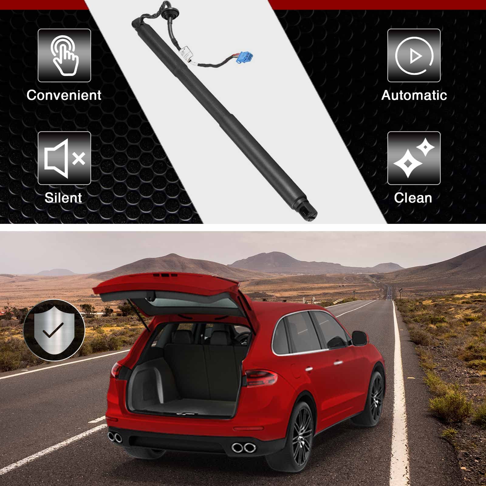 2PCS PAIR Tailgate Power Lift Support for Mercedes-Benz W166 ML GLE-Class 1668901130 1668900430 1669802164 - 34 2PCS PAIR Tailgate Power Lift Support for Mercedes-Benz W166 ML GLE-Class 1668901130 1668900430 1669802164 - 34