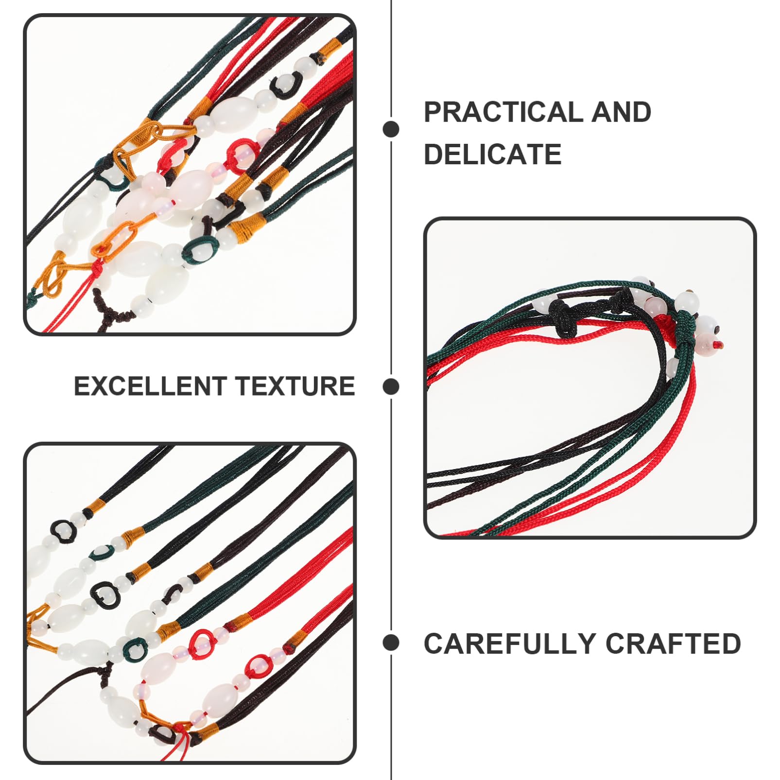 Toddmomy Ocarina Craft Hanging Strap Hand Braided Rope Material Multi-functional Diy Lanyard - Image 9