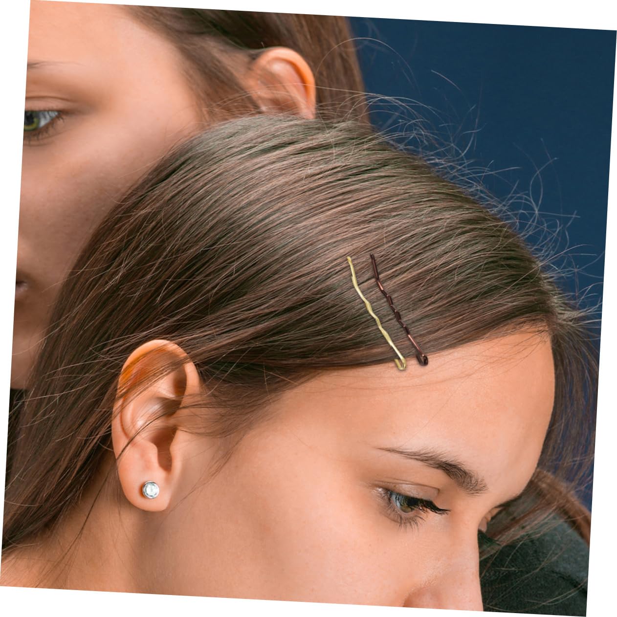 900pezzi Forcine per Capelli Decorative Motivo Onde Adatte Donne e Ragazze per Acconciature Lunghe e Spesse Fornitura Scatola Portaoggetti