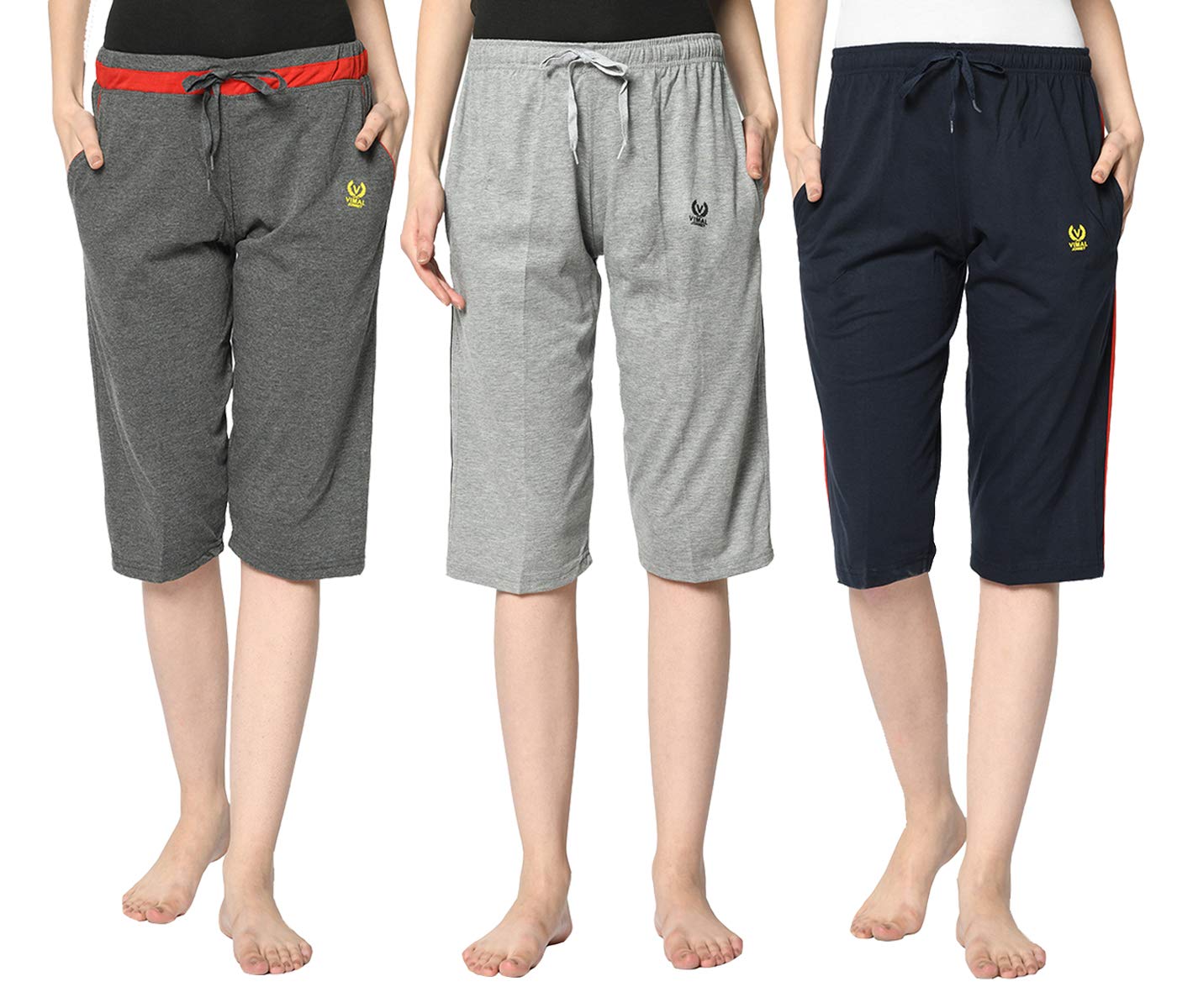 mack jonney Regular Fit Women Capris(Pack of 3-MACK632124)-picture-25