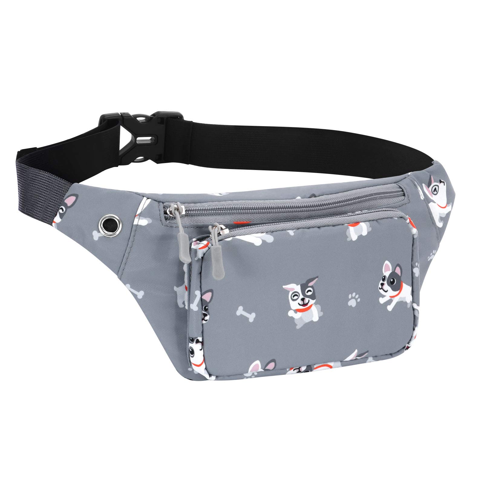 KamoFanny Pack, Waist Bag Sling Backpack Water Resistant Durable Polyester Small Waist Bag