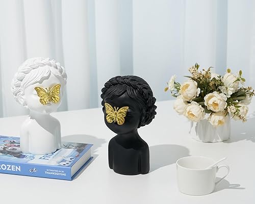 Miniatura 2 de Bonita estatua de busto de mariposa para niña, regalos para nueva mamá, baby shower, revelación de género, regalo de cumpleaños para el día de la