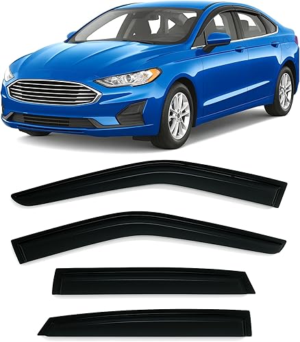 Miniatura 9 de 2019-2023 Deflectores de visera lateral con cinta adhesiva para ventana lateral para Dodge RAM 1500 Quad cab solo 2019 2020 2021 2022