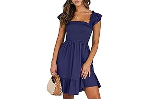 ANRABESS Casual Summer Dress for Stylish Short Ladies
