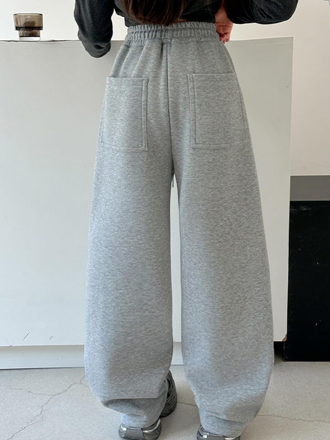 [FDGFJ] スウェット ワイドパンツ 子供服 キッズ 保温性 裏起毛パンツ ワイド 女の子 男の子 ガールズ ボーイズ ダンス衣