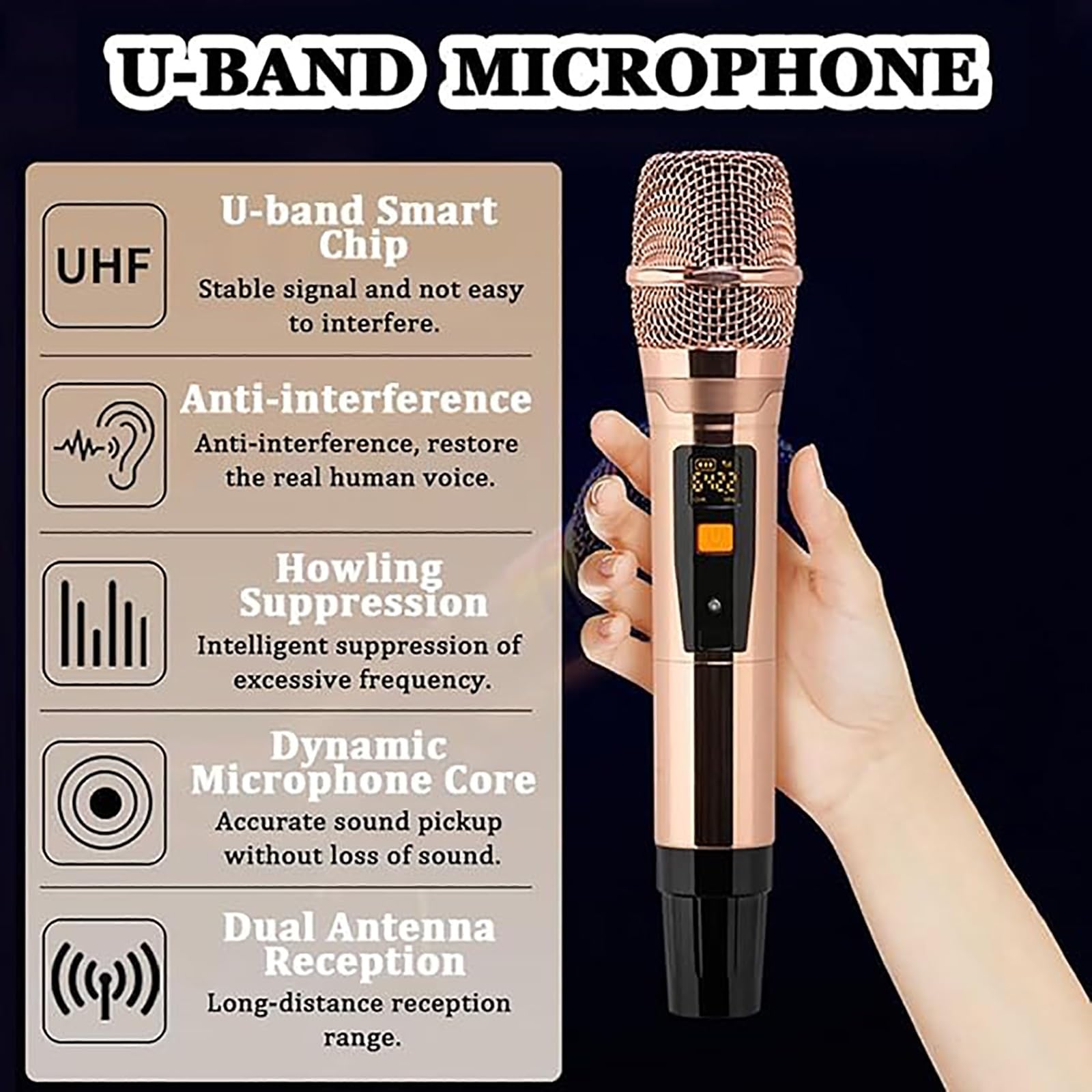 KTV Singing Karaoke Machine, 18.5 Inch Touch Screen Phone Remote & App Control Cloud Download Songs All in One Karaoke Player with Mic(2TB)
