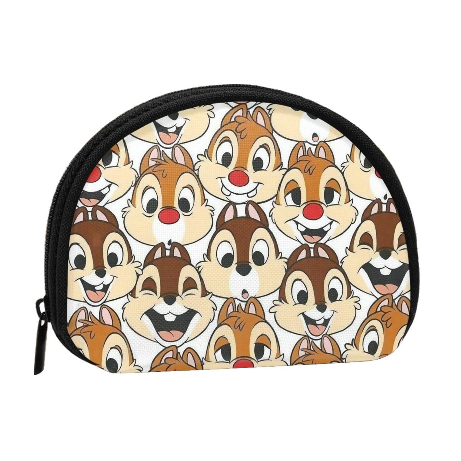 Amazon.co.jp: チップとデール グッズ 小銭入れ コインケース ミニ財布 お札入れ 多機能 軽量 可愛い 半円型 ミニポーチ 小物入れ  ミニ収納バッグ 通勤 通学 プレゼント : ファッション