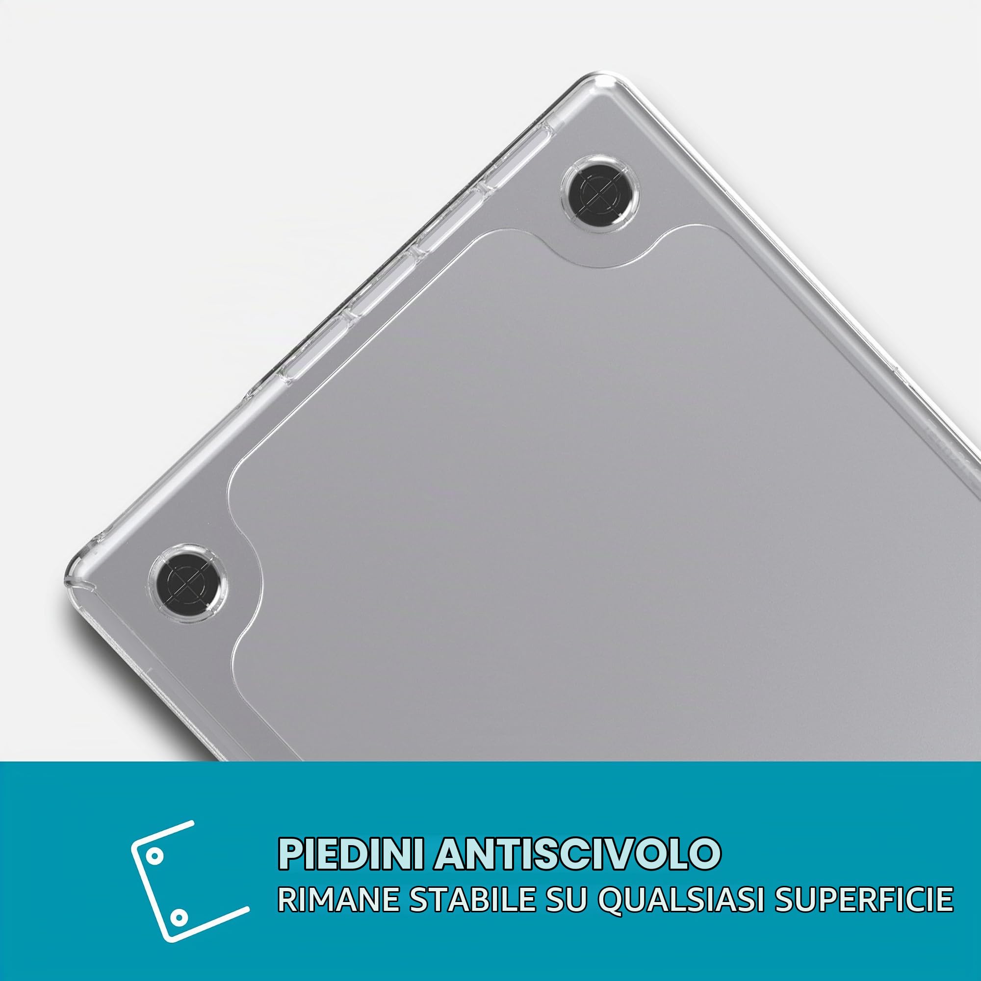 Tech21 Evo - Custodia rigida per MacBook Pro 14" (2021-2023), trasparente