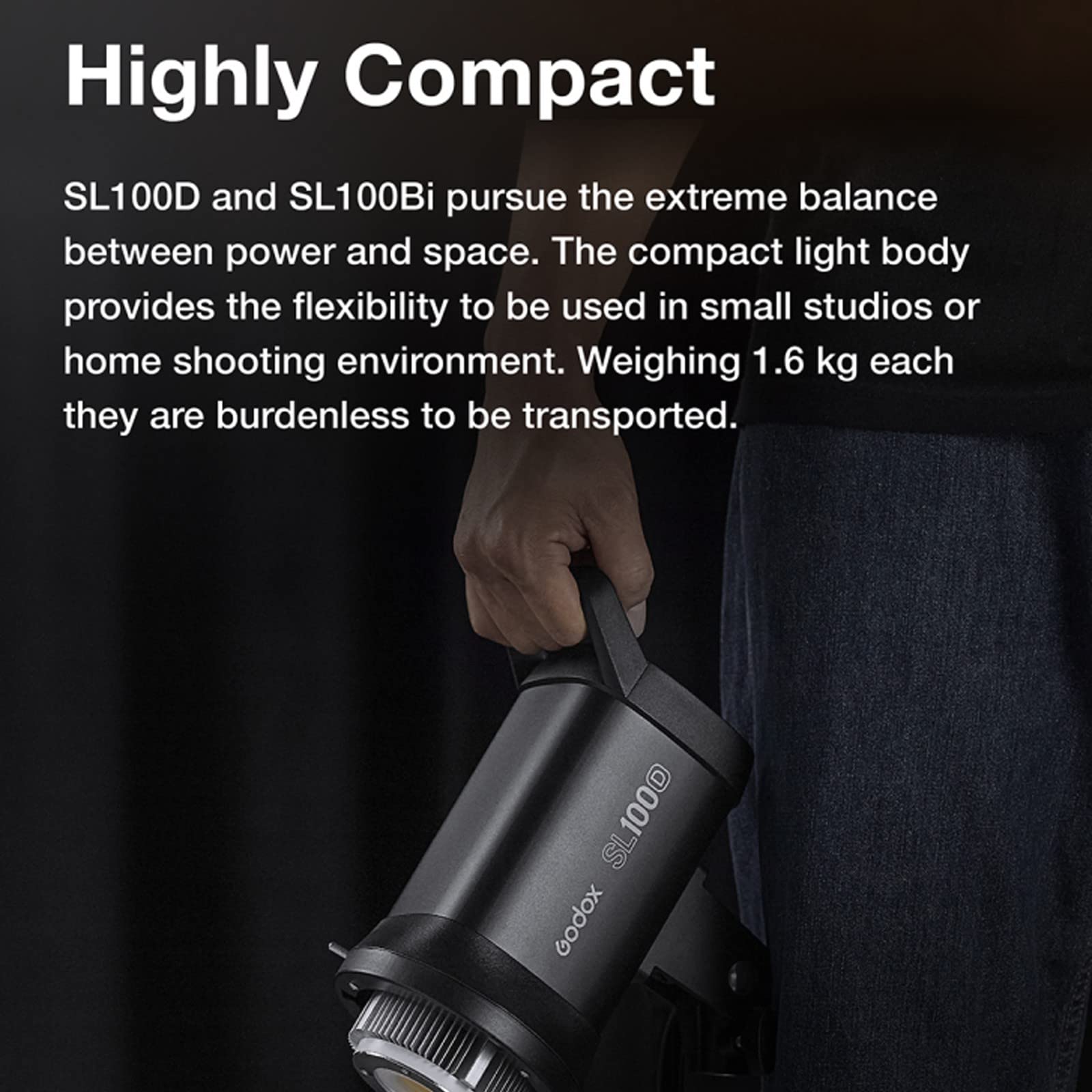Amazon | Godox SL100Bi LED ビデオライト 100W 二色 2800-6500K 