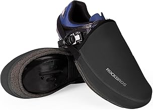 ROCKBROS Winter Cycling Shoe Cover, Windproof Warm Cover for Bike MTB Racing Bicycle, Universal Waterproof Thermal Shoe Cover, 3 Sizes UK 6-12