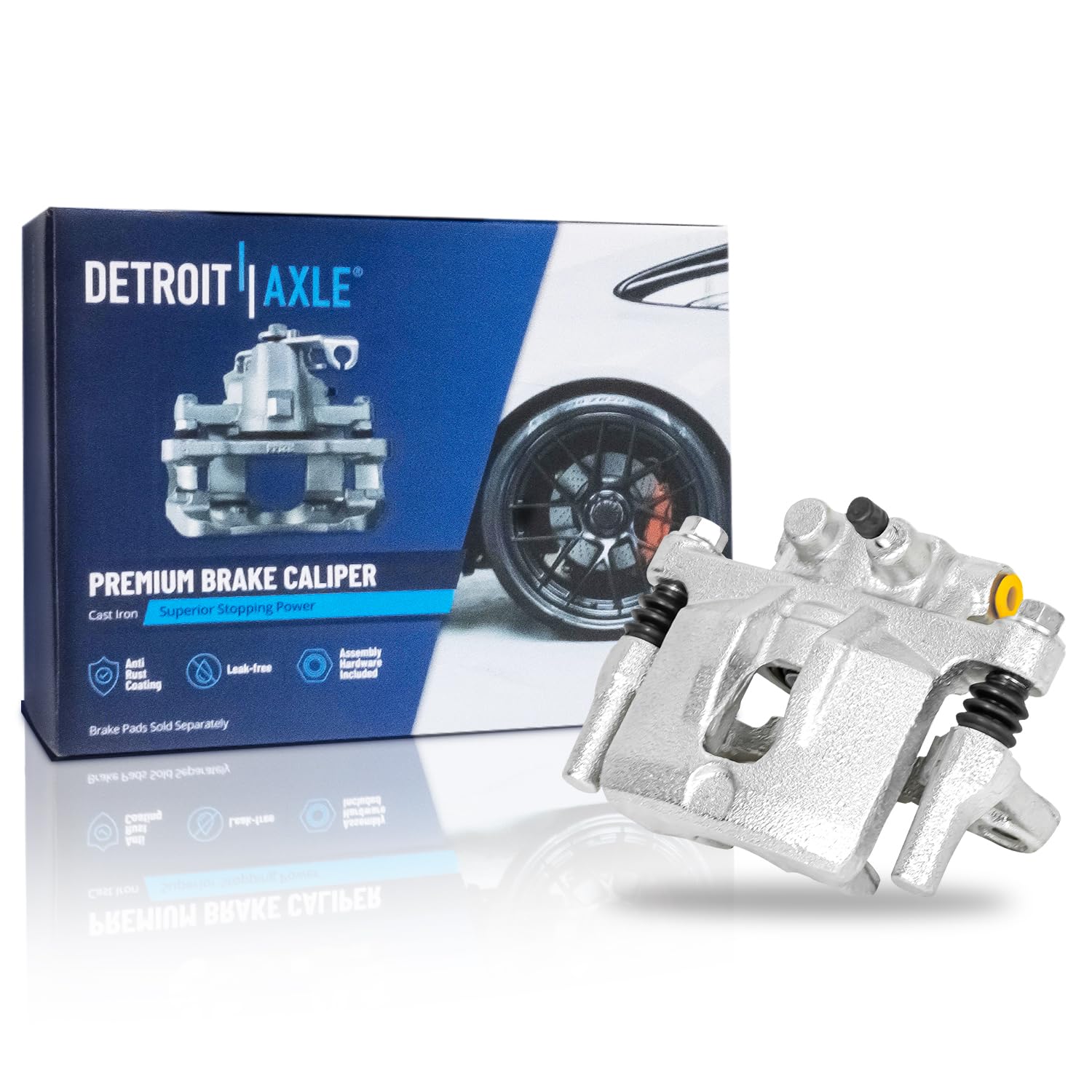 Detroit Axle - Rear Right Brake Caliper for Jeep Patriot Compass