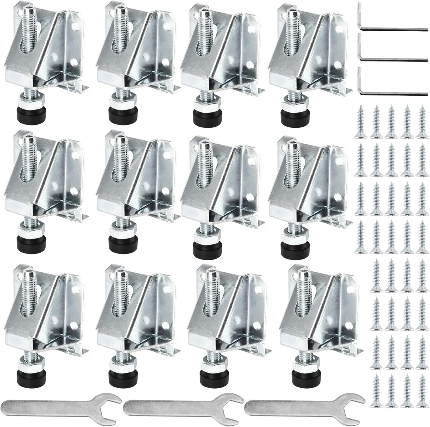 Amazon.com: TAICHEUT 12 Pack Heavy Duty Adjustable Leveling Feet, 2 ...