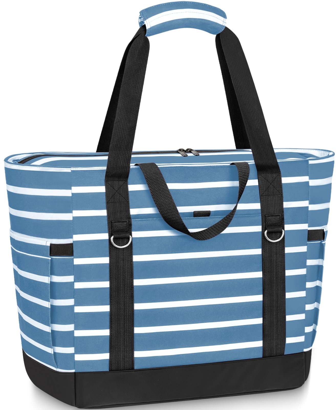 LUROON Borsa Mare Donna Grande XXL con Borsa Frigo, Borsa Spiaggia Famiglia Impermeabile con Cerniera, Pieghevole e Leggera Borse Tracolla Donna per Shopping Viaggio Campeggio