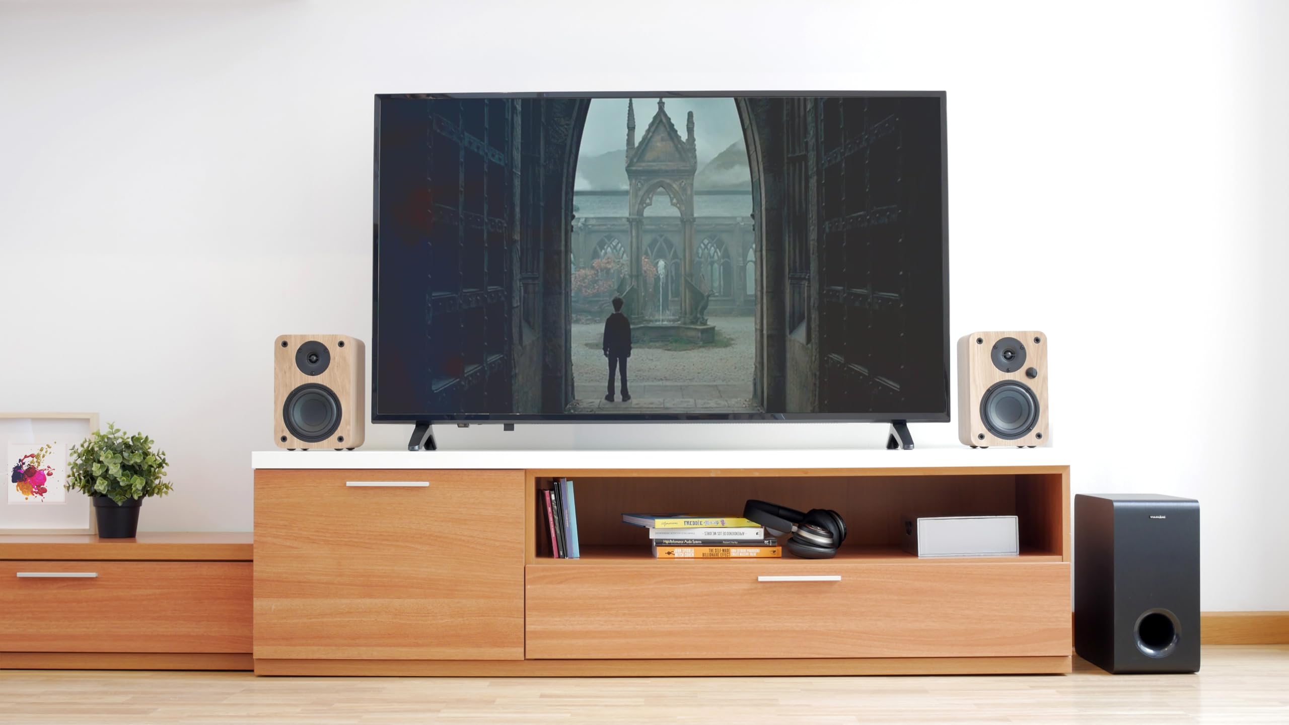 VULKKANO SUB6 Subwoofer Activ 6.5 Zoll, Frequenz 60Hz-250Hz