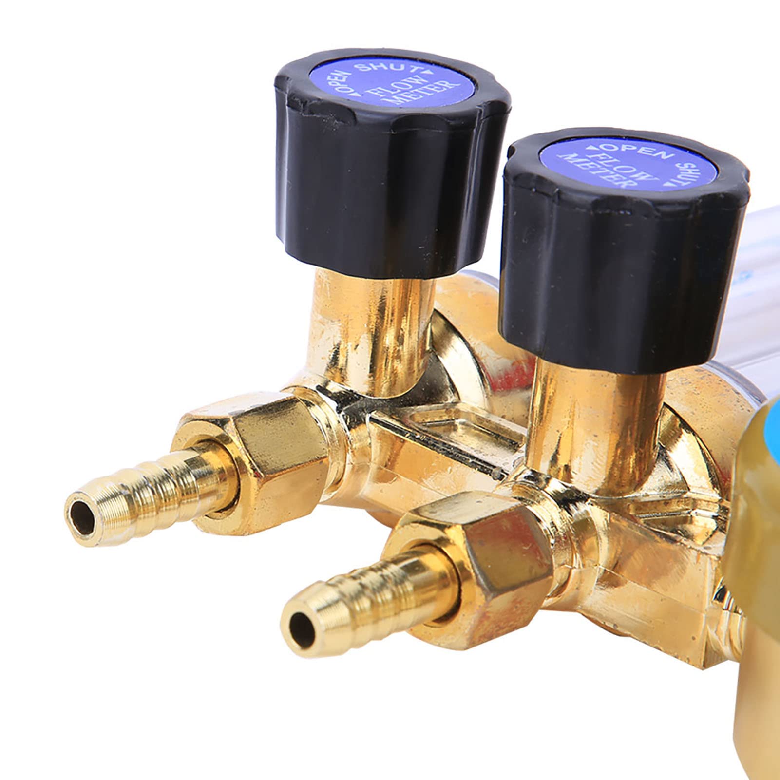 Argon CO2 Mig Tig Flow Meter Regulator CO2 Argon Drukregelaar Gauge Weld Flowmeter Gas Lasregelaar