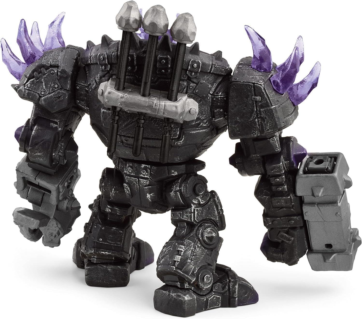 SCHLEICH ELDRADOR CREATURES | Robot Master delle Ombre 42557 con Mini Creature | Con funzione di tiro, vano segreto e busto rotante | Idea regalo per bambini da 7 anni in su | Set da 17 pezzi