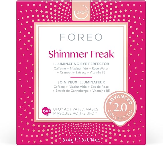 Foreo UFO Shimmer Freak 2.0 6-Piece Active Mask